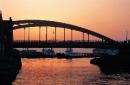 小樽運河(夜・旭橋)