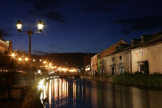 小樽運河(夜)