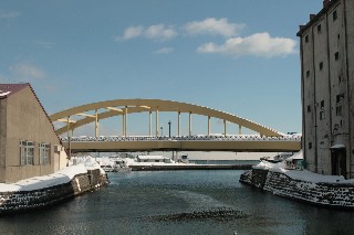 小樽運河(昼・旭橋)
