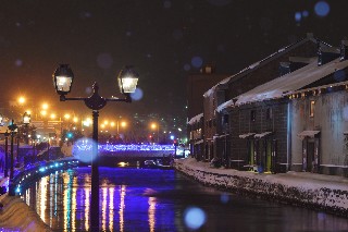小樽運河(夜)