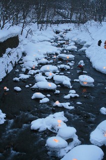 小樽雪あかりの路　朝里川温泉会場