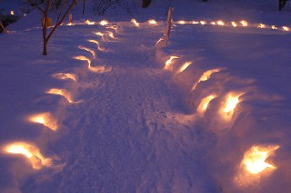 小樽雪あかりの路　朝里川温泉会場