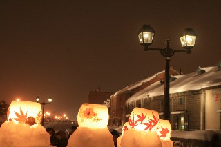 小樽雪あかりの路　運河会場