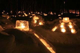 小樽雪あかりの路　塩谷会場