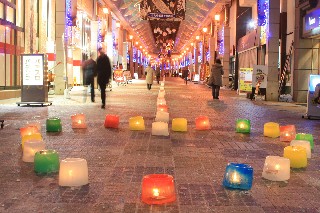 小樽雪あかりの路　都通り会場