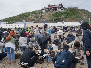 おたる祝津にしん群来祭り(小樽市鰊御殿)