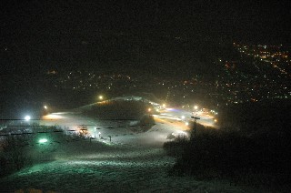 天狗山スキー場(夜)