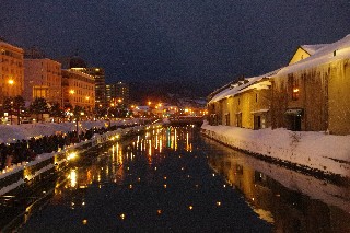 小樽雪あかりの路　運河会場