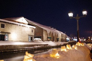 小樽雪あかりの路　運河会場