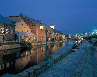小樽運河(夜)