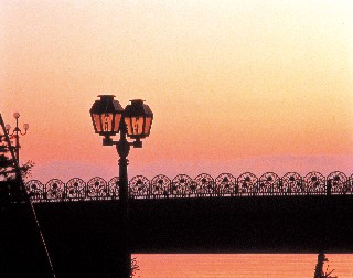 小樽運河(夜・旭橋)