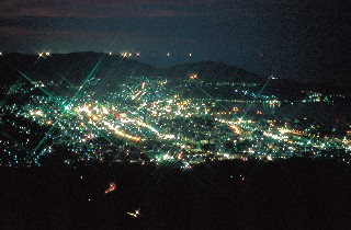 毛無山展望所(夜景)