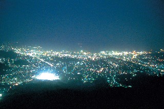 天狗山(夜景)