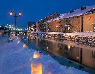小樽雪あかりの路　運河会場