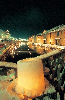 小樽雪あかりの路　運河会場
