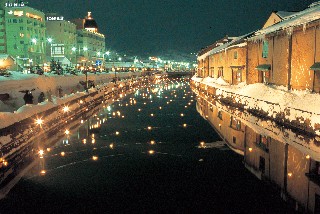 小樽雪あかりの路　運河会場