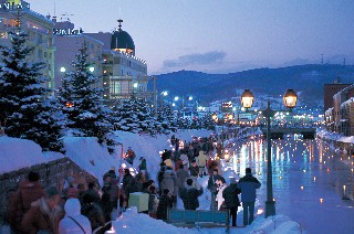 小樽雪あかりの路　運河会場